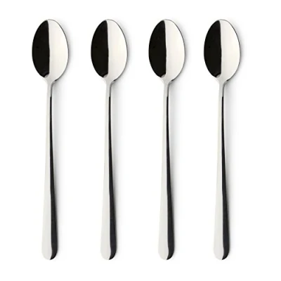 Image of Windsor Stainless Steel Long Handle Latte Spoons, Set of 4