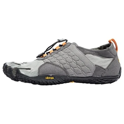 Image of Vibram FiveFingers Men’s Trek Ascent Multisport Outdoor Shoes, Grey (Grey/black/orange),7.5 8 UK(41 EU)