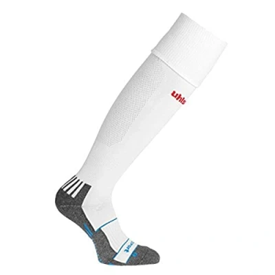 Image of Uhlsport Unisex Team Pro Player Stocking Socks White/Red, Size 28 32