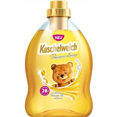 Image of Kuschelweich Cuddly Soft Elegance Fabric Softener with Moringa Oil 28 Wash Loads, 750ml (25.36 oz) Made in Germany