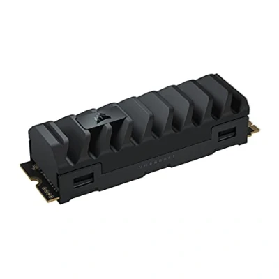 Image of Corsair MP600 PRO XT 2TB Gen4 PCIe x4 NVMe M.2 SSD (Up to 7,100 MB/s Sequential Read and 6,800 Write Speeds, High Density TLC NAND, Aluminum Heatspreader, 2280 Form Factor) Black
