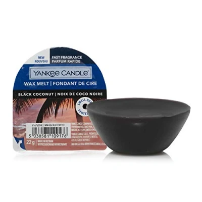 Image of Yankee Candle Wax Melts, Black Coconut, Up to 8 Hours of Fragrance, 1 Count