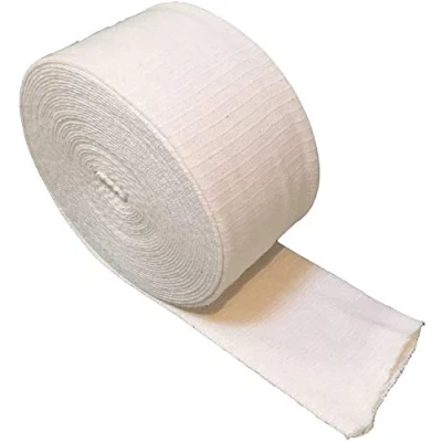 Image of Qualicare 10M LENGTH SIZE D (15CM) PREMIUM LARGE ARMS MEDIUM ANKLES SMALL KNEES REUSABLE WASHABLE TUBULAR ELASTICATED SUPPORT SPRAIN BANDAGE LIKE TUBIGRIP