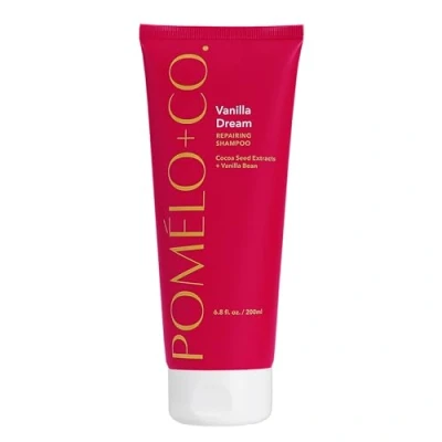 Image of Pomélo+Co. Vanilla Dream Shampoo Repairing Hair Care for Dry Vegan with Nourishing Ingredients 200ml