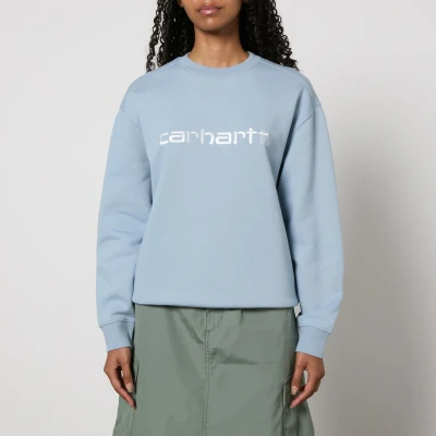 Image of Carhartt WIP Logo Cotton Blend Jersey Sweatshirt S