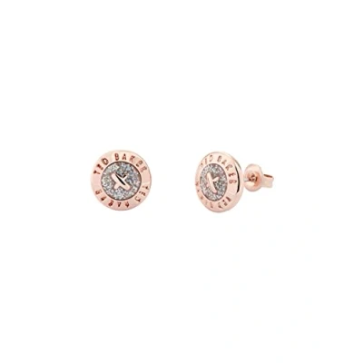 Image of Ted Baker Crystal Mini Button Earrings