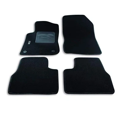 Image of Bottari 39080 Custom Mat Velvet, Black, Set of 4