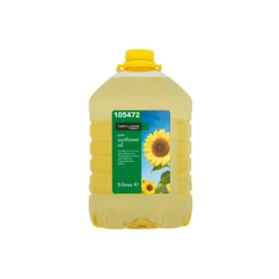 Image of Chef&#039;s Larder Pure Sunflower Oil 5 Litres x 3