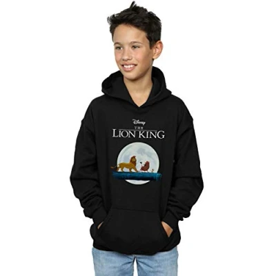 Image of Disney Boys The Lion King Hakuna Matata Walk Hoodie Black 5 6 Years