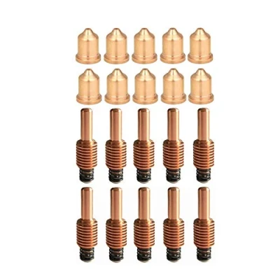 Image of Donwind 10Pcs 220941 Plasma Tips 220842 Electrode Fit PMX 45XP/65/85/105