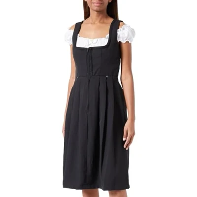 Image of Stockerpoint Women&#039;s Zita Dirndl Special Occasion Dress, Black, 14