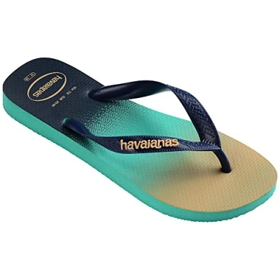 Image of Havaianas Women&#039;s TOP Fashion Flip Flop, Virtual Green, 1/2 UK