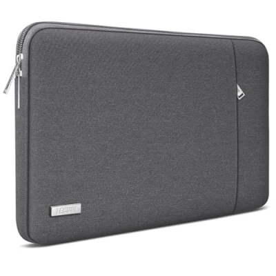 Image of TECOOL 13 inch Laptop case Sleeve Compatible with Macbook Air 13.6 M3/A3113 2024 M2/A2681 M1/A2337 2022 2018, Pro M2 M1 2017,Protective Sleeve, Dark Grey