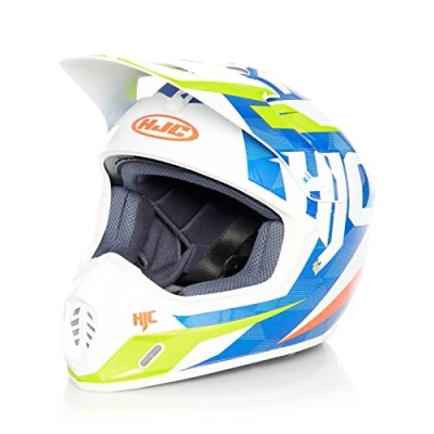 Image of HJC Blue White Fluorescent CS MX II Dakota Helmet