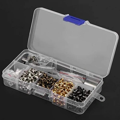 Image of 420 Sets 3mm Grommet Kit, Grommets Eyelets Plain and Washers Eyelet, for DIY Accessory Replacement(3mm*420)