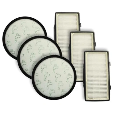 Image of vhbw Filter Set compatible with Rowenta Silence Force Cyclonic Parkett RO7230, RO7230EA Vacuum Cleaner 6x