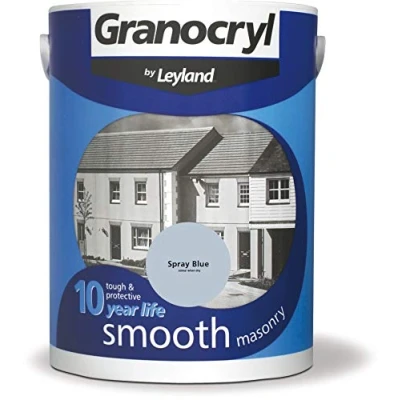 Image of Leyland Granocryl Smooth Masonry, Spray Blue, 5L