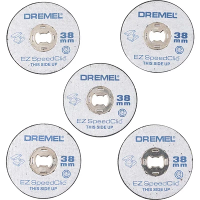 Image of Dremel EZ SpeedClic SC456 Metal Cutting Wheel 5 pack, Wheels with 38mm Diameter for Rotary Tool