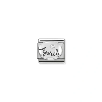 Image of Nomination April Crystal Birthstone Charm