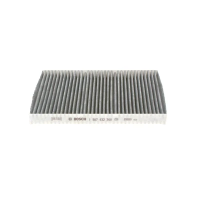 Image of 1987431300K525, CFPVW5 Pollen Filter BOSCH 1 987 432 300 Activated Carbon 279mm 206mm 30mm VOLKSWAGEN: Golf 4 Variant, Passat B5 GP Saloon