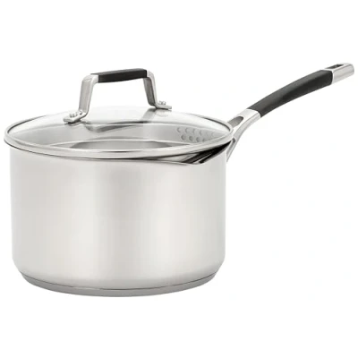 Image of Stellar 5000 Induction Flow 20cm Draining Lid Saucepan