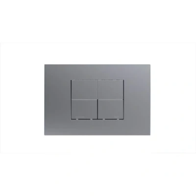 Image of Matt Chrome , Dual Flush Abs Plate Tile