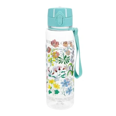 Image of Rex London Drinks bottle with push button lid 700ml Wild Flowers