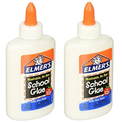 Image of Elmers Liquid School Glue rEpMsc, Washable, 4 Ounces, 2 Count