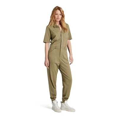 Image of G STAR RAW Women&#039;s Track Jumpsuit , Green (dk shamrock D24527 B771 7159), M