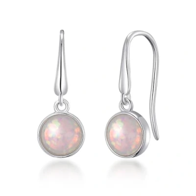 Image of Philip Jones Synthetic White Opal Drop Earrings