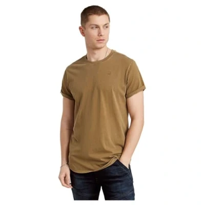 Image of G STAR RAW Men&#039;s Lash R T Shirt, Brown (dk fawn gd D16396 2653 B570), XS