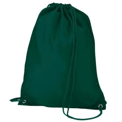 Image of Quadra Gymsac Shoulder Carry Bag 7 Litres (One Size) (Bottle Green)