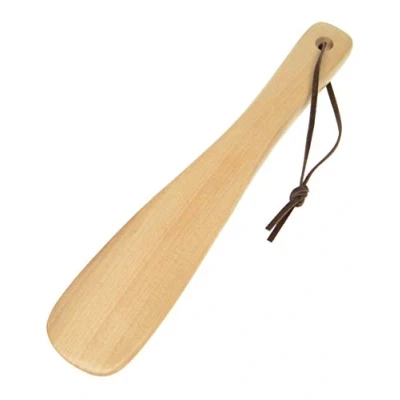 Image of Delux Quality Wooden Shoe Horn Beech 19cm