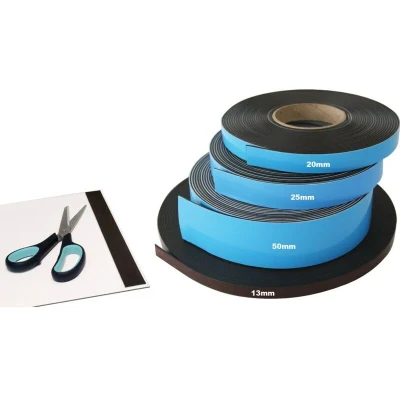 Image of CENTURION MSSA/13 Self Adhesive Magnetic Tape, Allows Items To Be Attached Steel Products, 13mm x 30m Roll