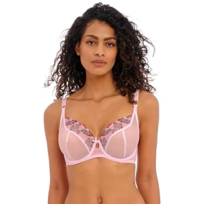 Image of Freya Womens Show off Plunge Bra Pink Nylon Size 30E