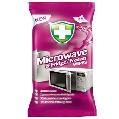 Image of Zale Yardley Oven and Microwave Cleaning Wipes, Antibacterial Surface Household Wipes Remove Soap Scum Dirt, (Pack of 50)