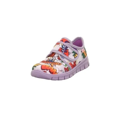 Image of Superfit Bobby Slippers for kids, Size: 3.5, Lila/mehrfarbig Cotton