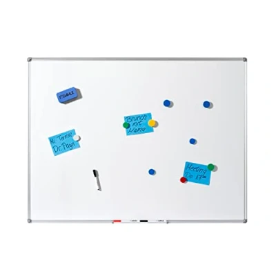Image of Dahle Slimboard Basic 96152 Whiteboard 120 x 90 cm Aluminium Frame