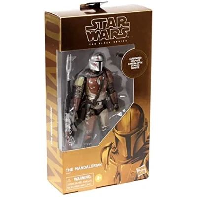 Image of Star Wars The Black Series 6&quot; Carbonized Mandalorian (Target Exclusive).
