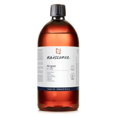 Image of Naissance Argan Oil (no. 228) 900ml Natural Growth Hair Mask, Anti Ageing, Antioxidant, Vegan, Growth, Hexane Free, No GMO Moisturiser &amp; Conditioner for Face, Skin, Beard Cuticles Hands