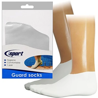 Image of Isport Adults Kids Swimming Pool Feet Foot Verruca Waterproof Guard Aqua Socks, 1 Pair (X Large)