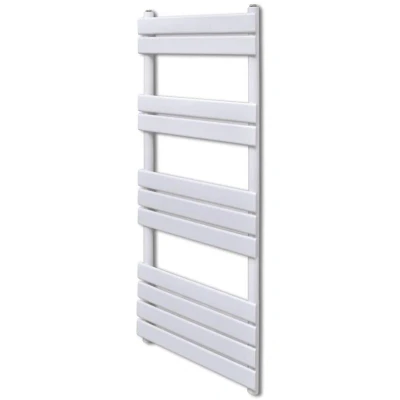 Image of vidaXL Bathroom Central Heating Towel Rail Radiator Straight 600 x 1200 mm