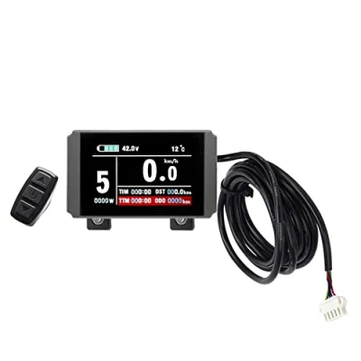 Image of windmeile Display KT LCD8H, on board computer, speedometer display, LCD illuminated, multifunctional, e bike, electric pedelec, 24V/36V/48V