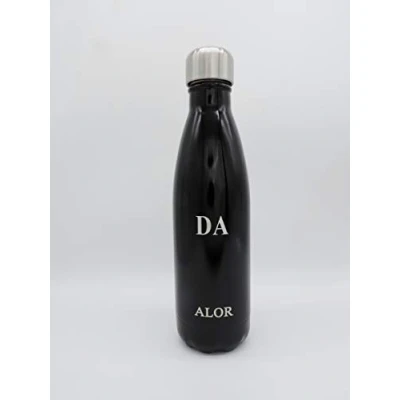 Image of Black Personalised Water Bottle
