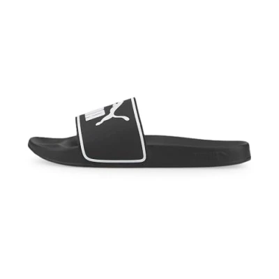 Image of Puma Unisex Adults Leadcat 2.0 Slide Sandals, Black White, 10 UK