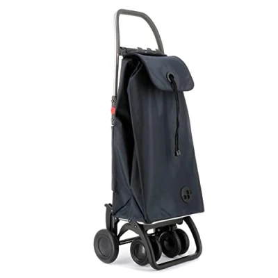 Image of ROLSER I Max MF 4 Wheel 2 Swivelling Foldable Shopping Trolley Gray