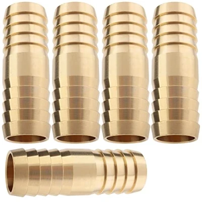 Image of LTWFITTING Brass Barb Splicer Mender 19mm ID Hose Fitting Air Boat Fuel Joiner (Pack of 5)