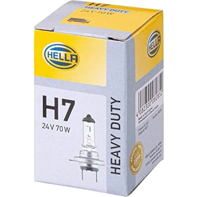 Image of 5 x H7 Halogen Bulb 24V 70W PX26D For Car Headlights And Fog Lights 8GH 007 157 241 HB17 HELLA