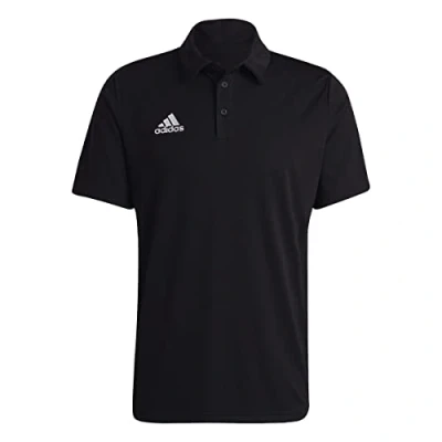 Image of adidas Men&#039;s Entrada 22 Polo Shirt, Black, 3XL