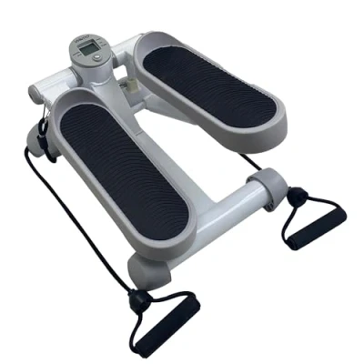 Image of VIAVITO Mini Stepper for Low Impact Legs Arms &amp; Full Body Home Gym Cardio Workout, with Resistance Bands, LCD Screen Non Slip Pedals, Portable Space Saving Up Down Stair Stepping Exercise Machine